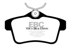 EBC Ultimax OEM Replacement Brake Pad Set DPX2053 [Rear] - Image 2