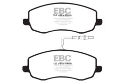 EBC Ultimax OEM Replacement Brake Pad Set DPX2062 [Front] - Image 2