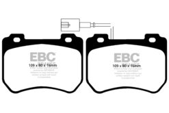 EBC Ultimax OEM Replacement Brake Pad Set DPX2074 [Front] - Image 2