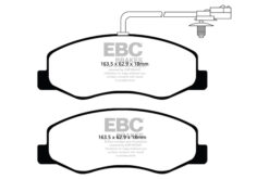 EBC Ultimax OEM Replacement Brake Pad Set DPX2085 [Rear] - Image 2