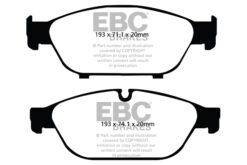 EBC Ultimax OEM Replacement Brake Pad Set DPX2086 [Front] - Image 2