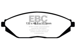 EBC Ultimax OEM Replacement Brake Pad Set DPX2097 [Front] - Image 2