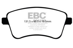 EBC Ultimax OEM Replacement Brake Pad Set DPX2099 [Front] - Image 2