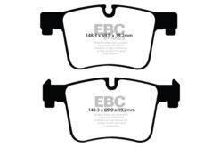 Alternative view of EBC Ultimax OEM Replacement Brake Pad Set DPX2105 [Front]