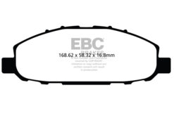 EBC Ultimax OEM Replacement Brake Pad Set DPX2116 [Front] - Image 2