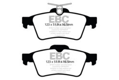 EBC Ultimax OEM Replacement Brake Pad Set DPX2121 [Rear] - Image 2