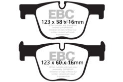 Alternative view of DP42131R EBC Yellowstuff Street and Track Brake Pad Set [Rear]