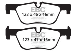 Alternative view of EBC Ultimax OEM Replacement Brake Pad Set DPX2132 [Rear]