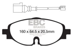 DP42150R EBC Yellowstuff Street and Track Brake Pad Set [Front] - Image 2