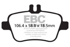 EBC Redstuff Brake Pads - DP32157C - Image 2
