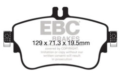 EBC Greenstuff 2000 Brake Pad Set (FRONT) DP22164 - Image 2