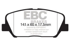 EBC Greenstuff 2000 Brake Pad Set (FRONT) DP22172 - Image 2