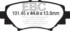 EBC Ultimax OEM Replacement Brake Pad Set DPX2186 [Rear] - Image 2