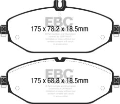 EBC Ultimax OEM Replacement Brake Pad Set DPX2214 [Front] - Image 2