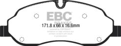 EBC Ultimax OEM Replacement Brake Pad Set DPX2221 [Front] - Image 2