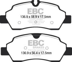 EBC Ultimax OEM Replacement Brake Pad Set DPX2222 [Rear] - Image 2