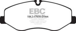EBC Ultimax OEM Replacement Brake Pad Set DPX2223 [Front] - Image 2