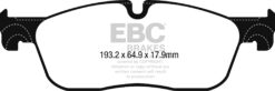EBC Ultimax OEM Replacement Brake Pad Set DPX2251 [Front] - Image 2