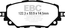 EBC Greenstuff 2000 Brake Pad Set (FRONT) DP22263 - Image 2
