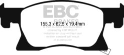 EBC Ultimax OEM Replacement Brake Pad Set DPX2267 [Front] - Image 2