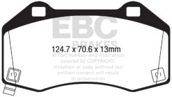Alternative view of EBC Ultimax OEM Replacement Brake Pad Set DPX2286 [Front]