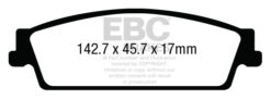 EBC Greenstuff Brake Pads - DP63022 - Image 2