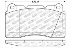 Alternative view of Stoptech Sport Brake Pads - 309.10010