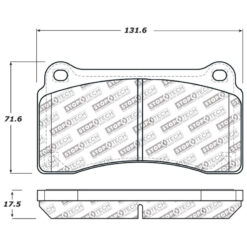 Alternative view of StopTech Sport Brake Pads - 309.13830