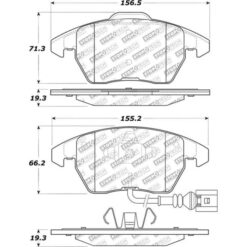 Alternative view of Stoptech Sport Brake Pads - 309.11070