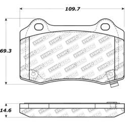Alternative view of Stoptech Sport Brake Pads - 309.10530