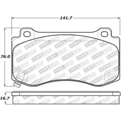 Alternative view of Stoptech Sport Brake Pads - 309.11490 [Front]