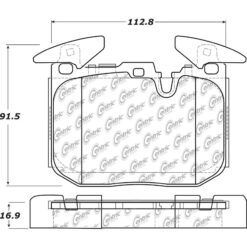 Alternative view of Stoptech Sport Brake Pads - 309.16090