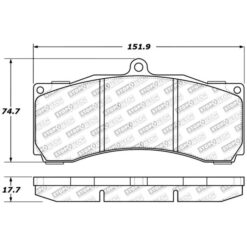 Alternative view of Stoptech Street Brake Pads - 308.12470