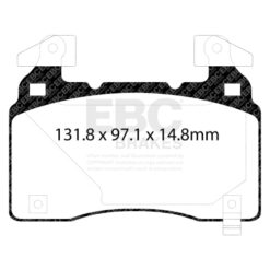 DP43028R EBC Yellowstuff Street and Track Brake Pad Set [Front] - Image 2