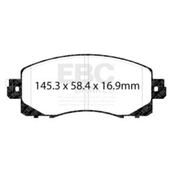 EBC Ultimax OEM Replacement Brake Pad Set DPX2330 [Front] - Image 2